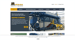 Desktop Screenshot of metaga.es